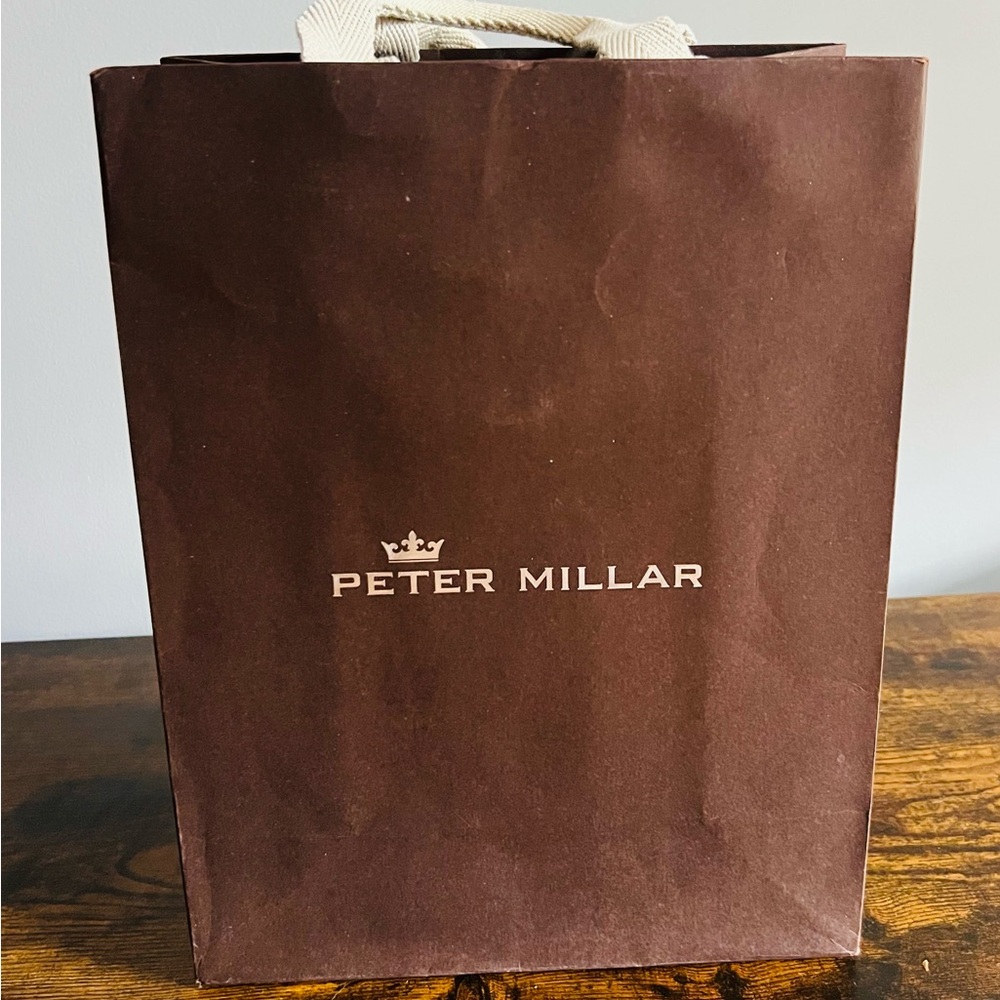 Peter Millar Chocolate Brown paper Bag - Picture 4 of 4